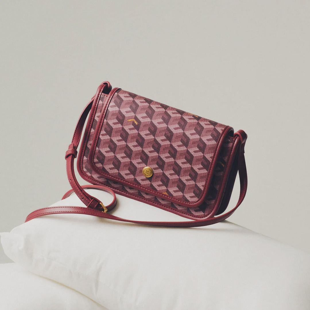  Christy Ng Hugo Messenger Bag Burgundy 