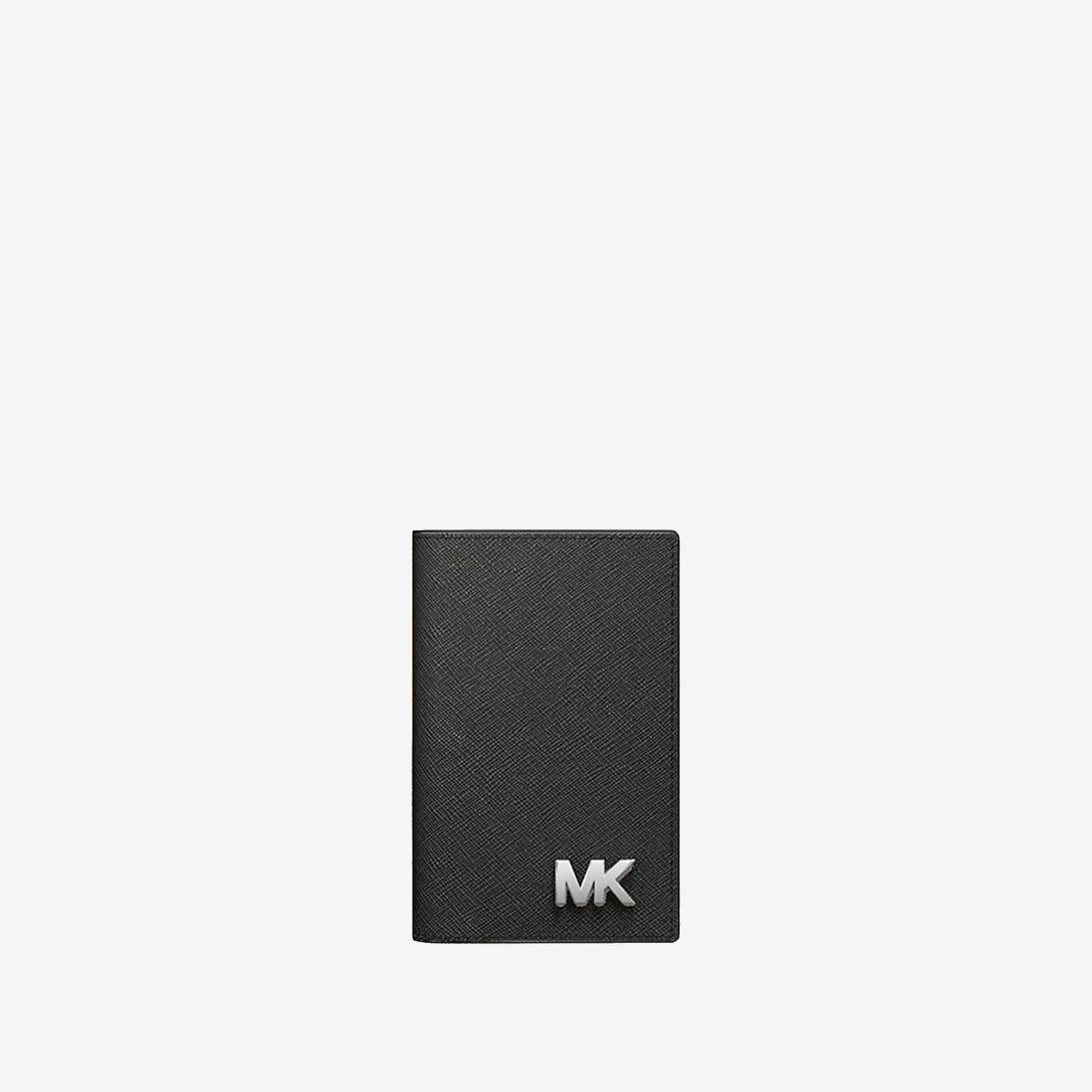  Michael Kors Cooper Saffiano Leather Bi-Fold Wallet Black 