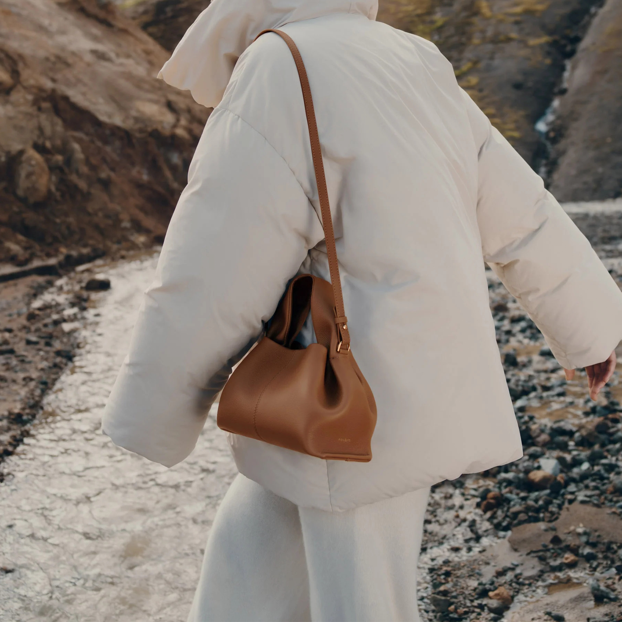 Polene Numéro Neuf Mini Bag Camel Polene Numéro Neuf Mini Bag Camel