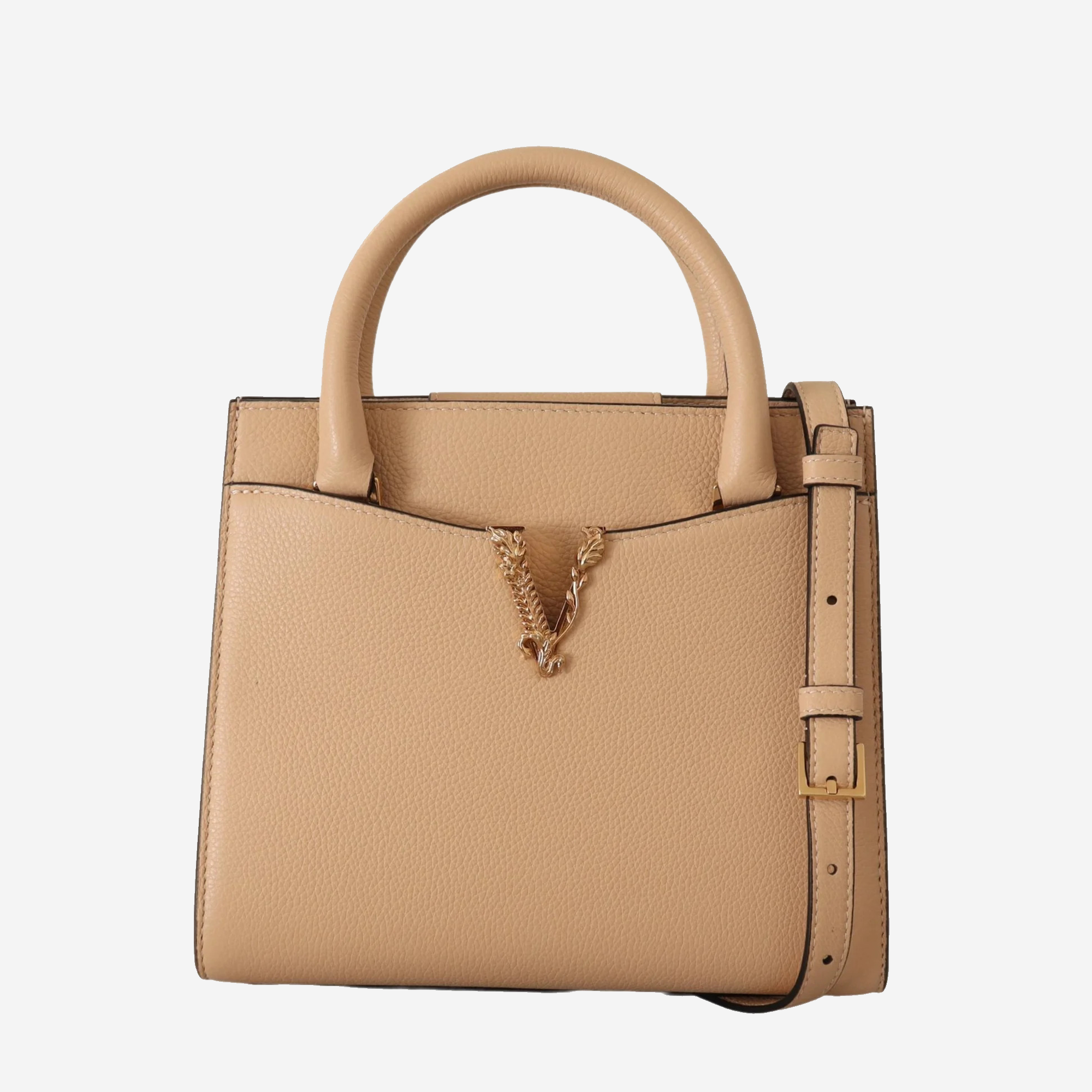  Versace small top handle grainy calf  