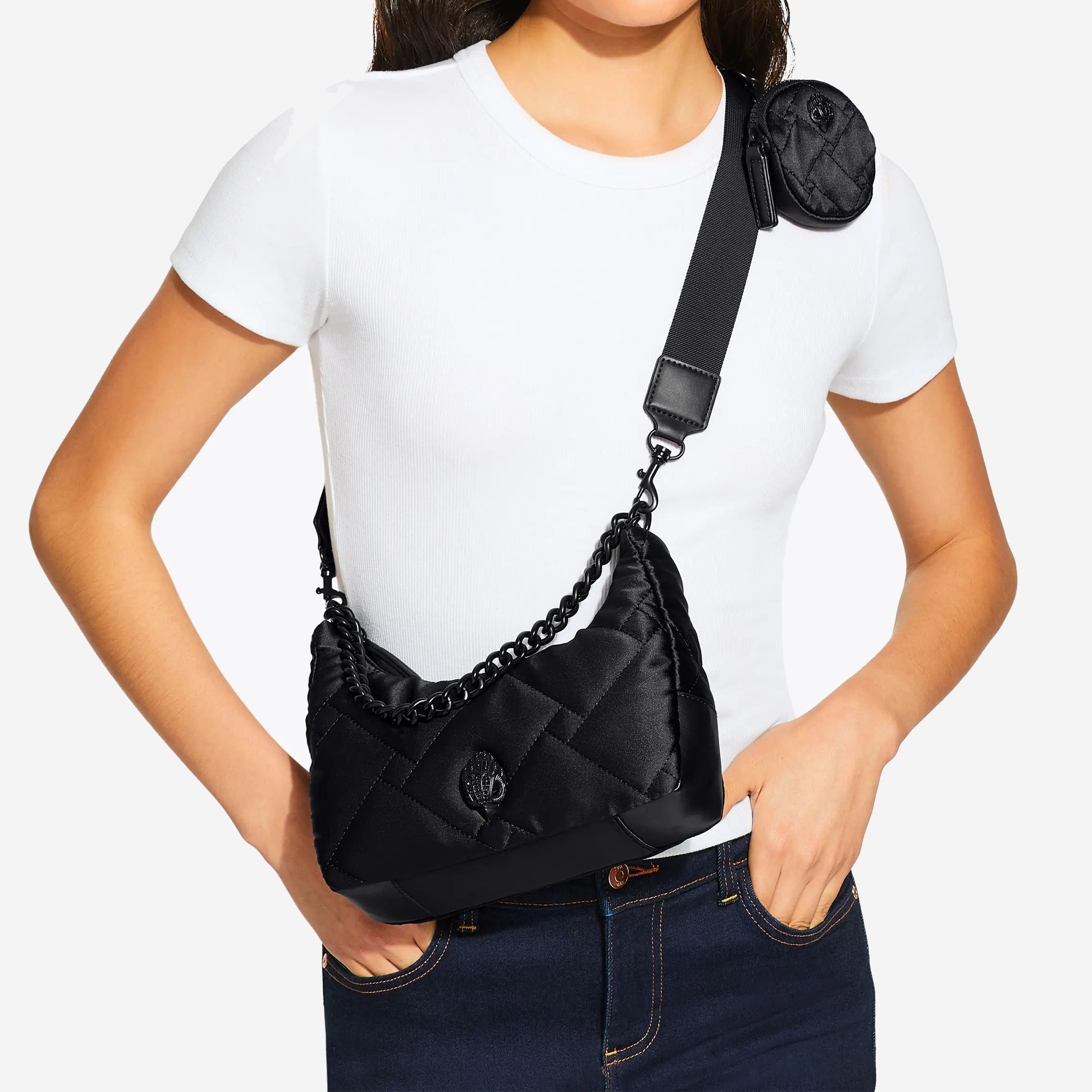  Kurt Geiger London Recycled Multi Cross Black 