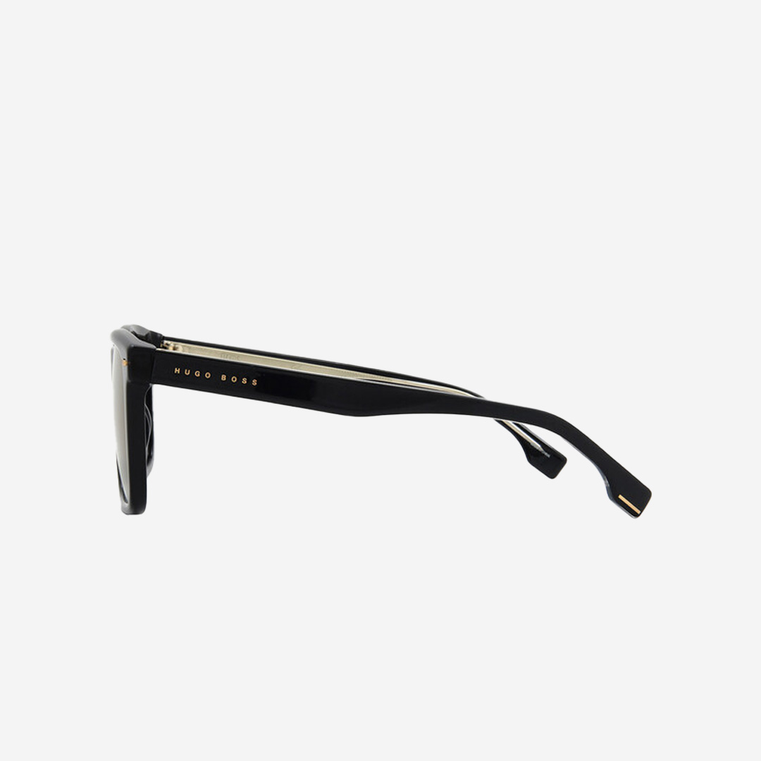  Hugo Boss Blue Brown Mirror Square Men's Sunglasses 