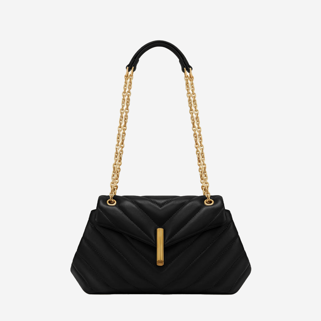  JW PEI Valerie Quilted Chain Flap Shoulder Bag - Black (Pre-Order Within 14 Days) 
