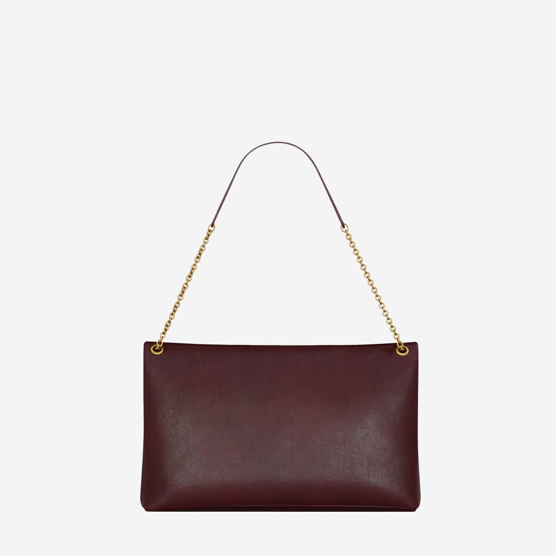  Saint Laurent CASSANDRE large pouch on chain in shiny leather (Pre-Order Within 14 Days) 