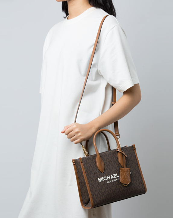  Michael Kors Mirella Small Logo Tote Bag 