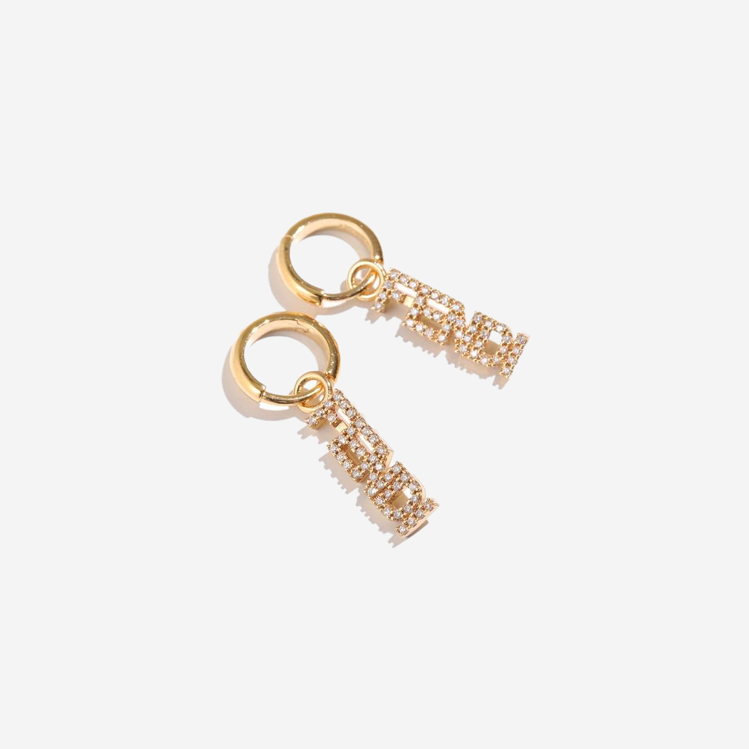  Fendi Gold-Colored Earrings 