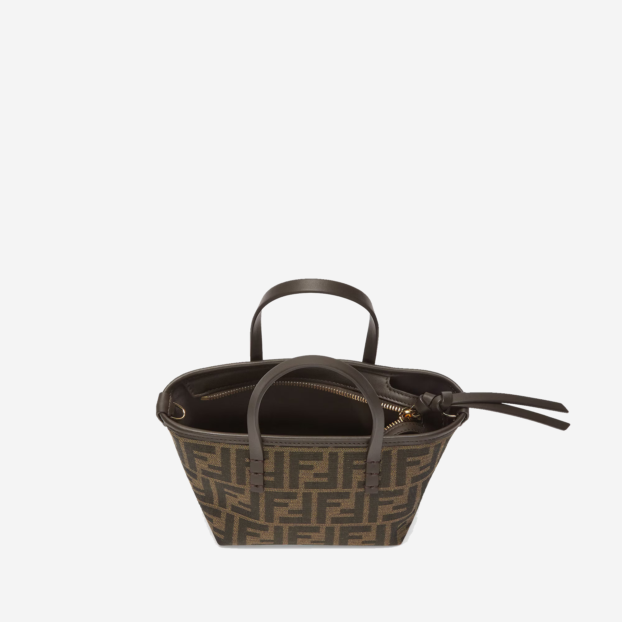  Fendi FF Jacquard Roll Mini Shopper Bag(Pre-Order Within 14 Days) 