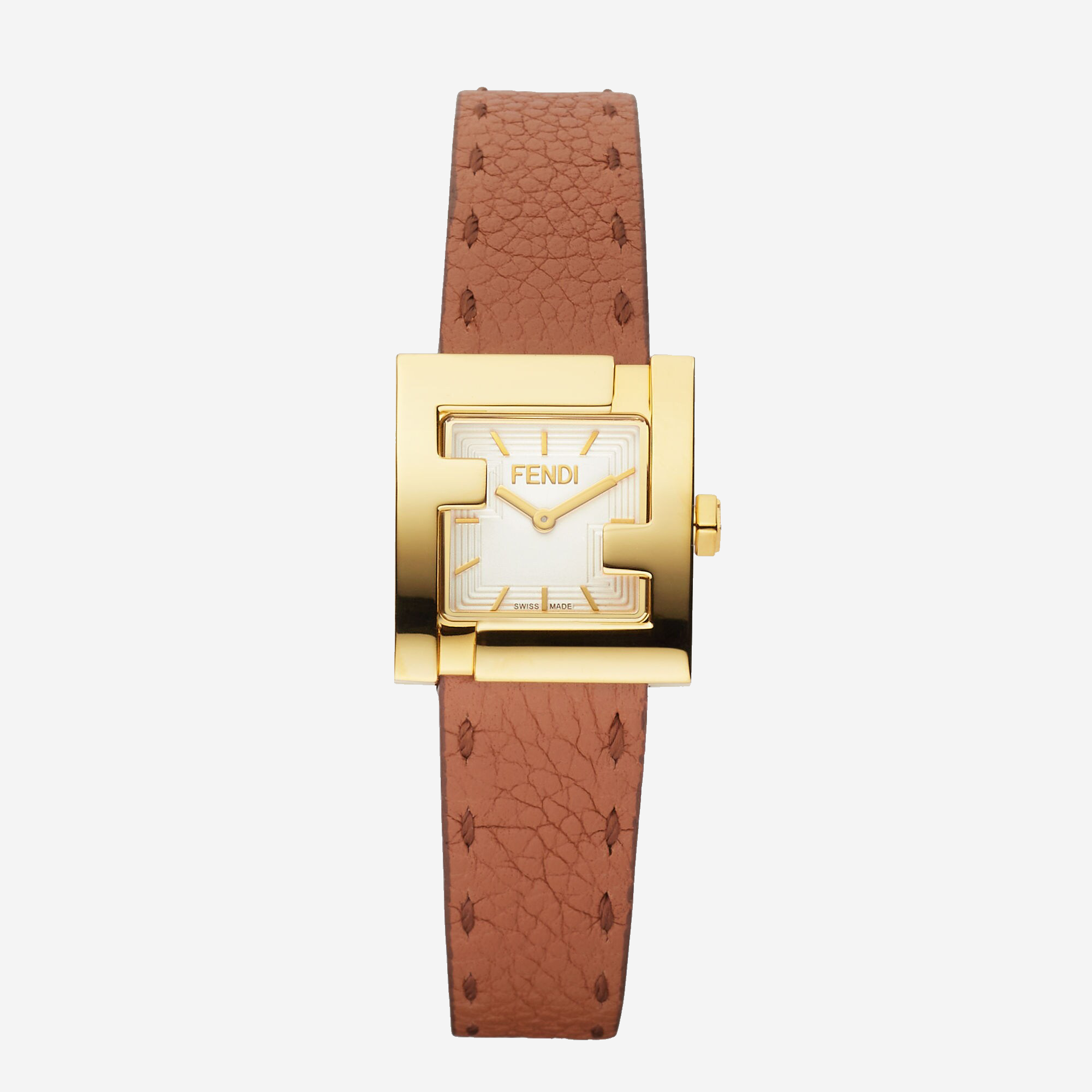  Fendi Watch Yellow gold calf 