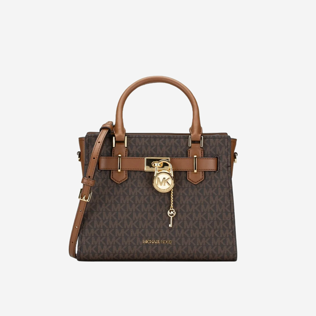  Michael Kors Hamilton Logo Satchel Bag 
