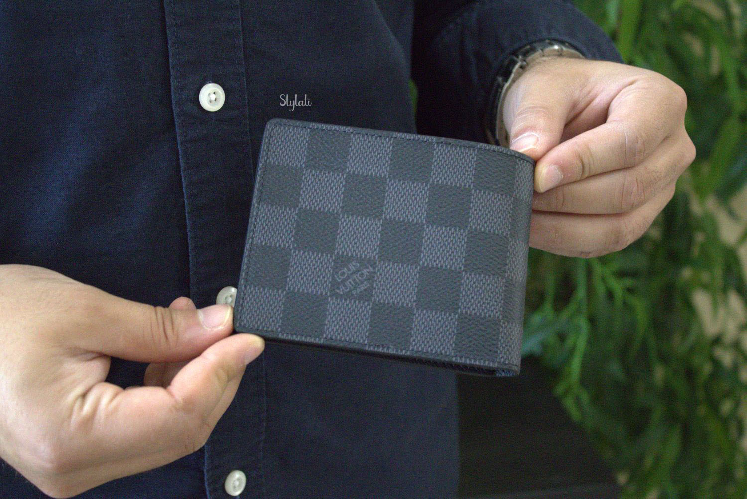  Louis Vuitton Slender Wallet Graphite  