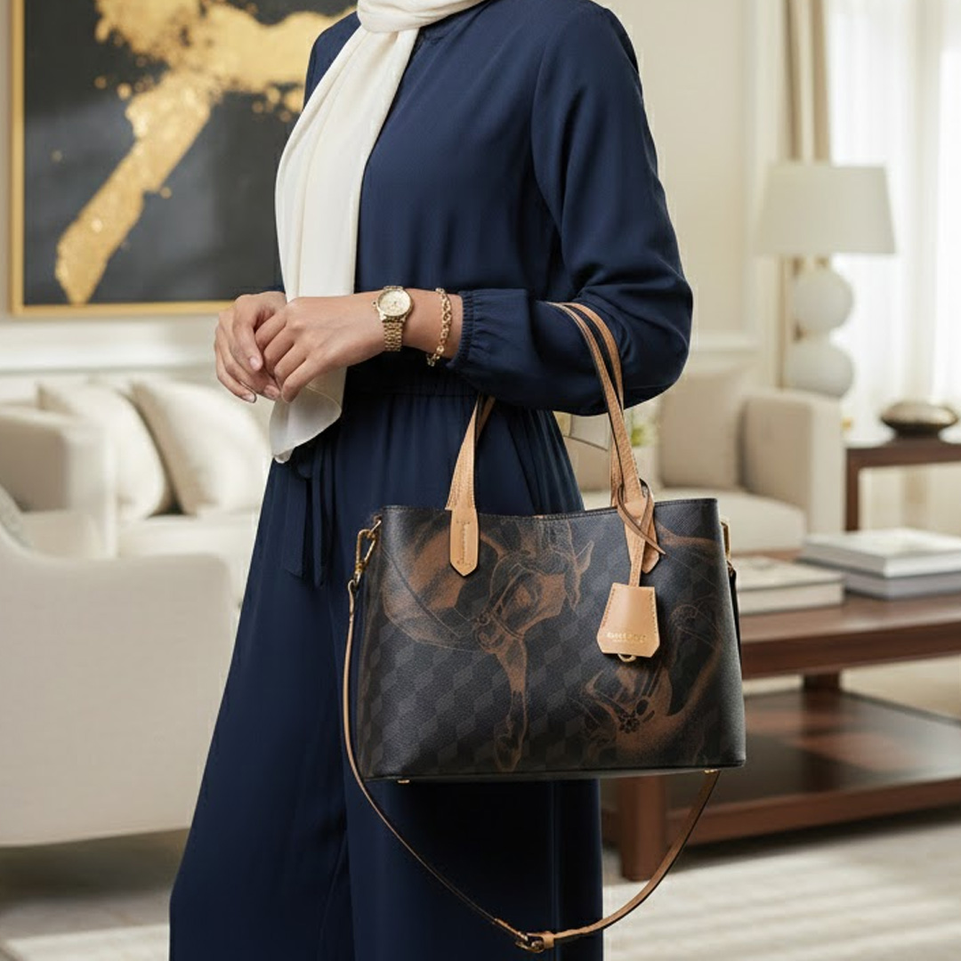  Loup Noir Mini Shopper Cheval Brown / Dijon (Pre-Order Within 14 Days) 