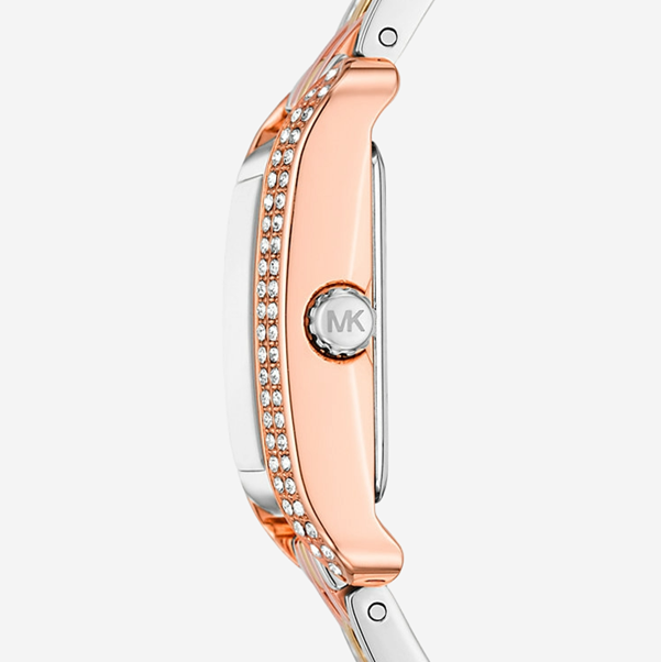  Michael Kors Mini Monroe Pavé Two-Tone Watch 