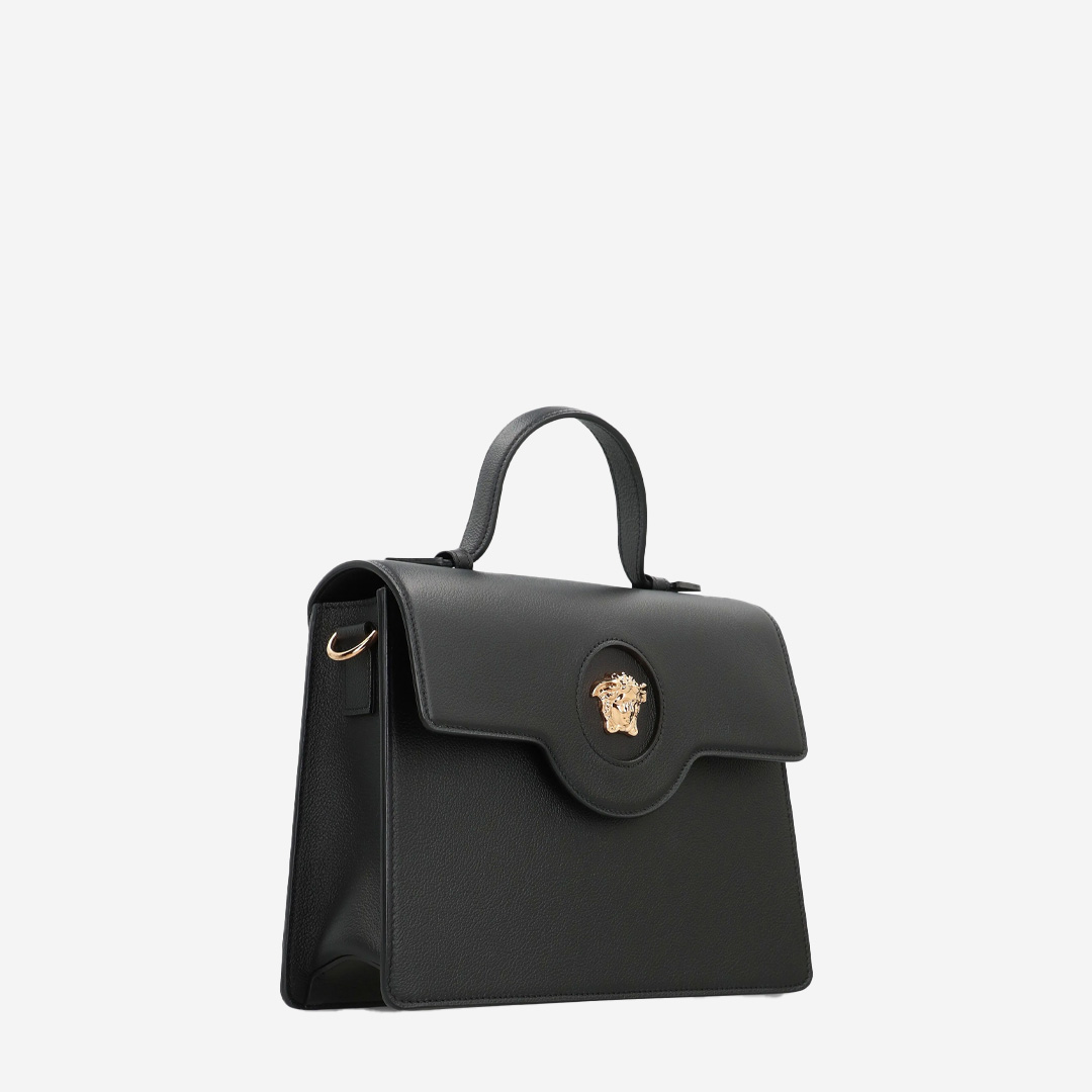  Versace Medusa leather handbag 