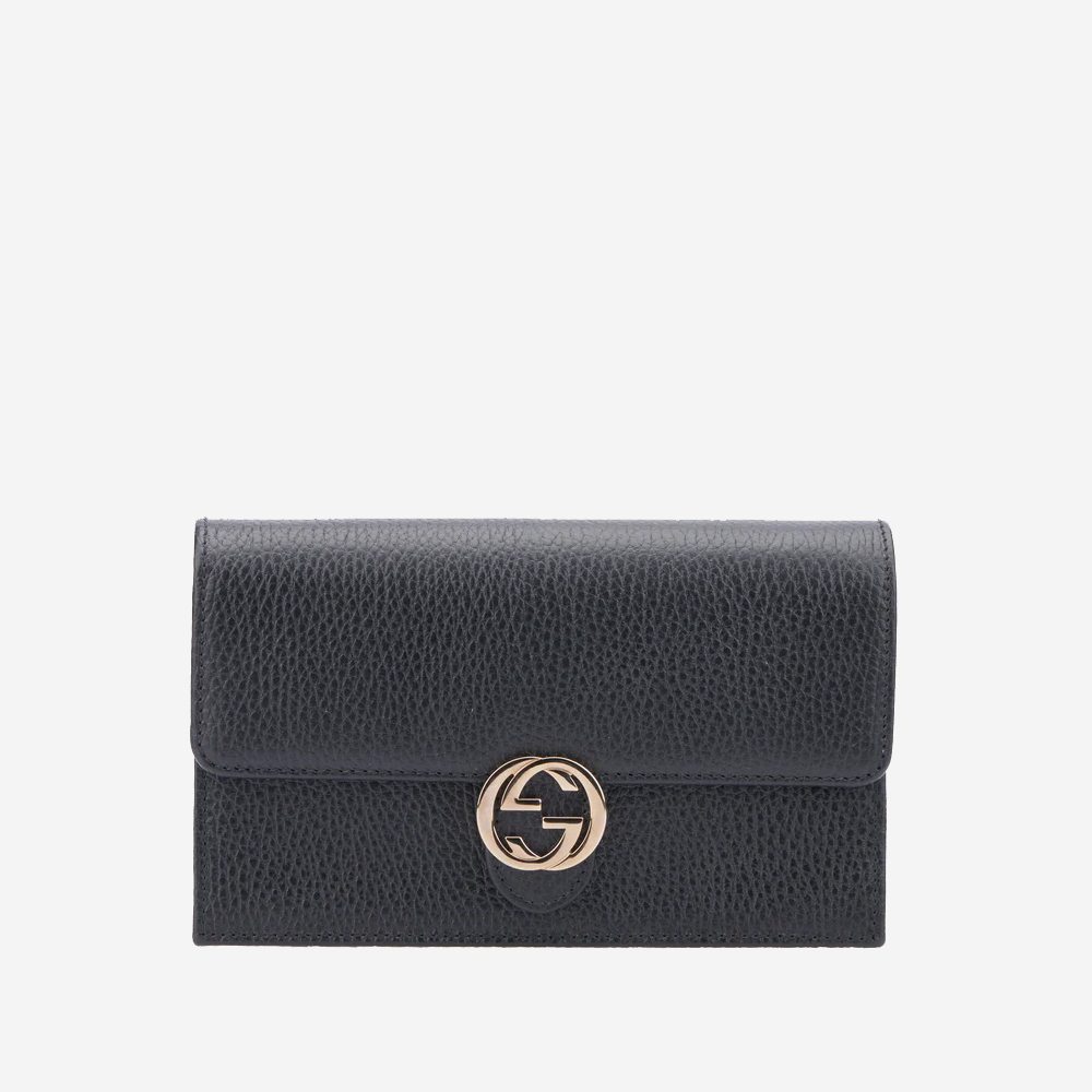  Gucci Icon GG Interlocking Wallet On Chain 