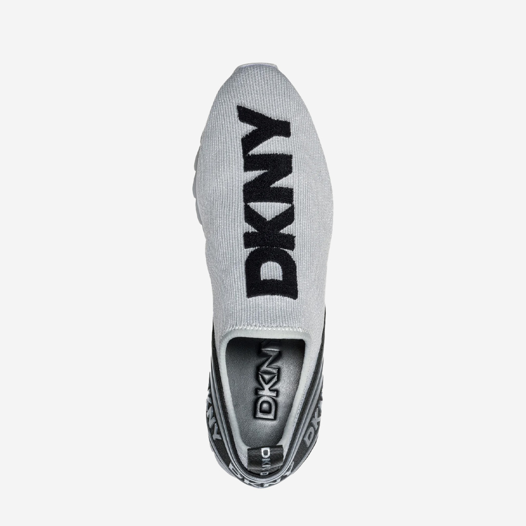  Dkny abbi logo slip-on sneaker Nickel 