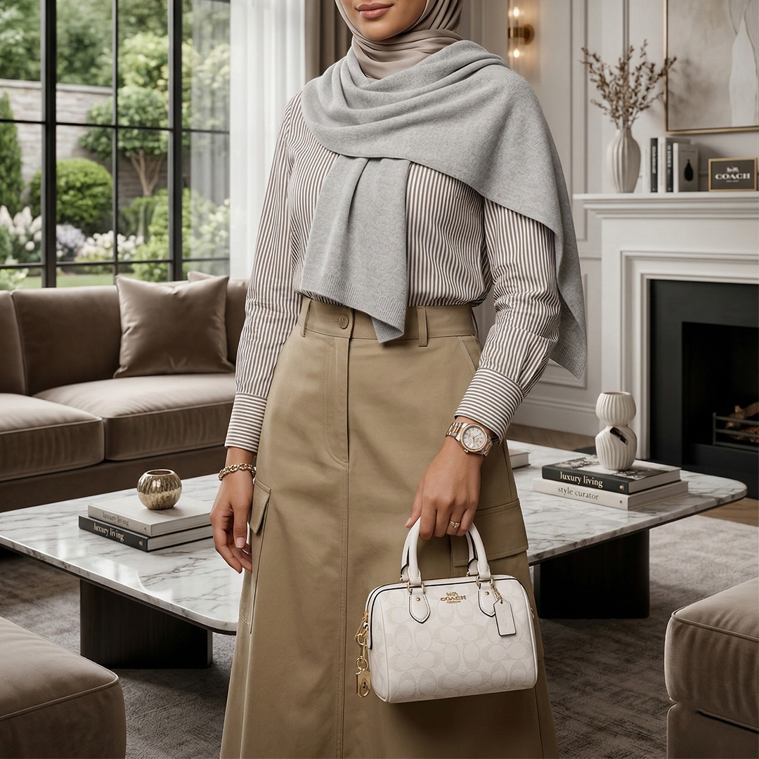  Coach Mini Rowan Crossbody Bag In Signature Canvas 
