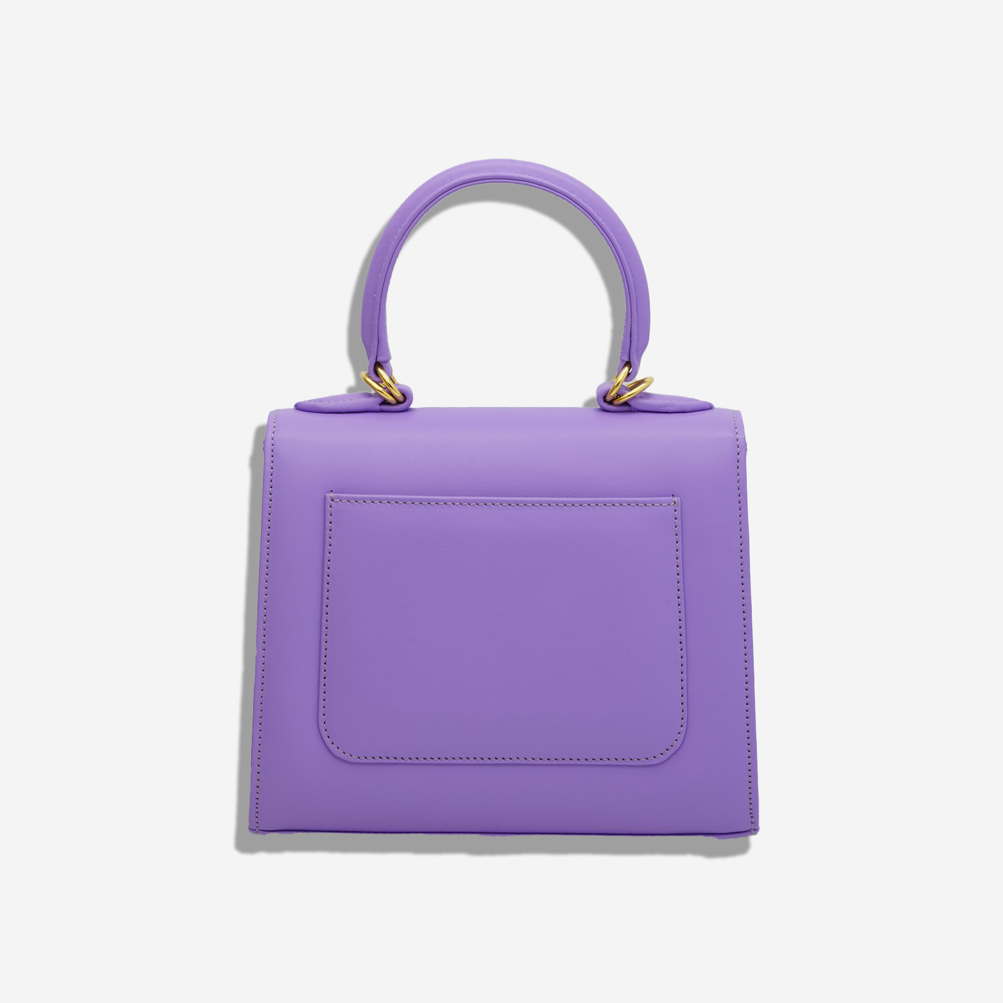  Cardinal Milano First Lady small diamond malva smooth leather handbag 