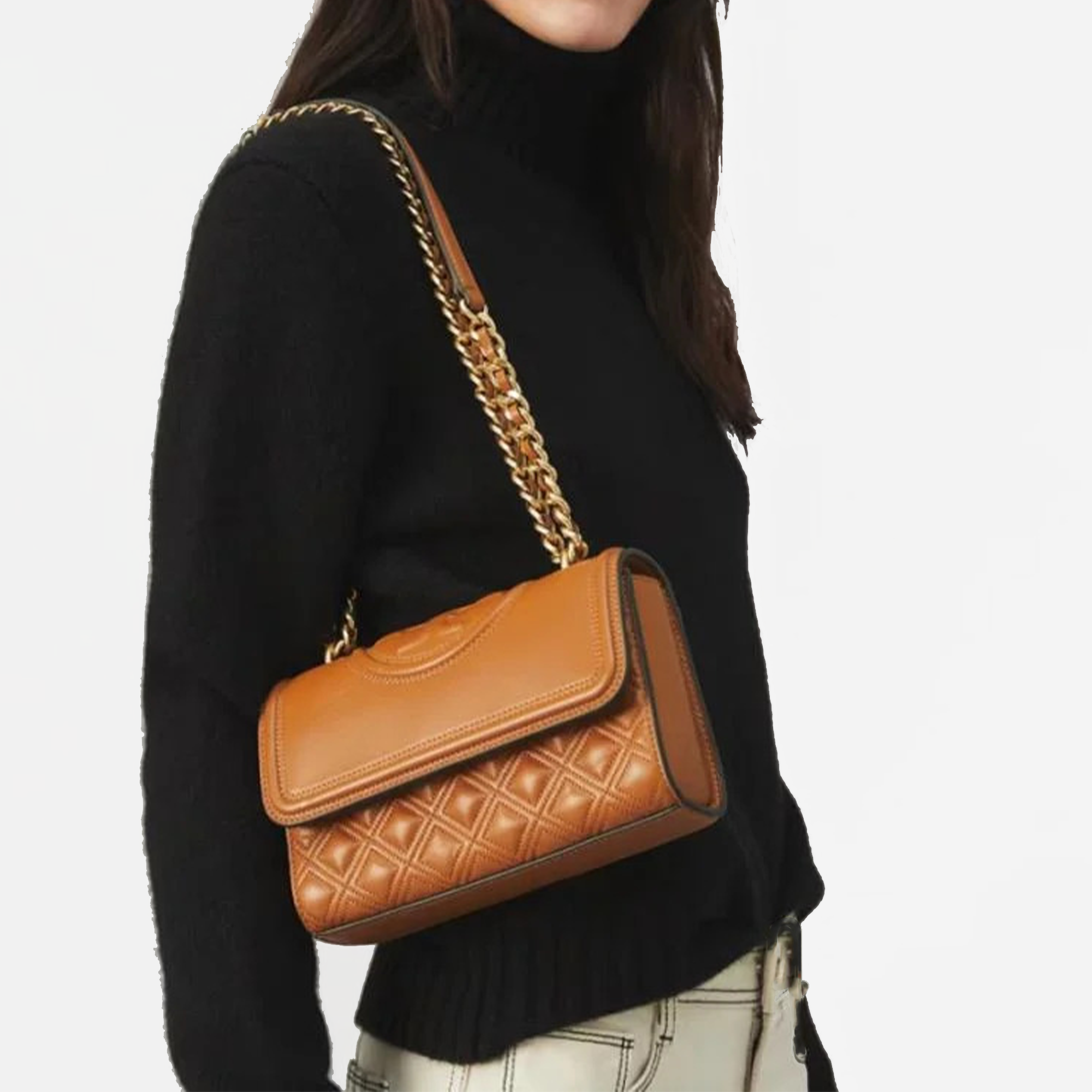  Tory Burch Fleming small convertible shoulder bag Brown 
