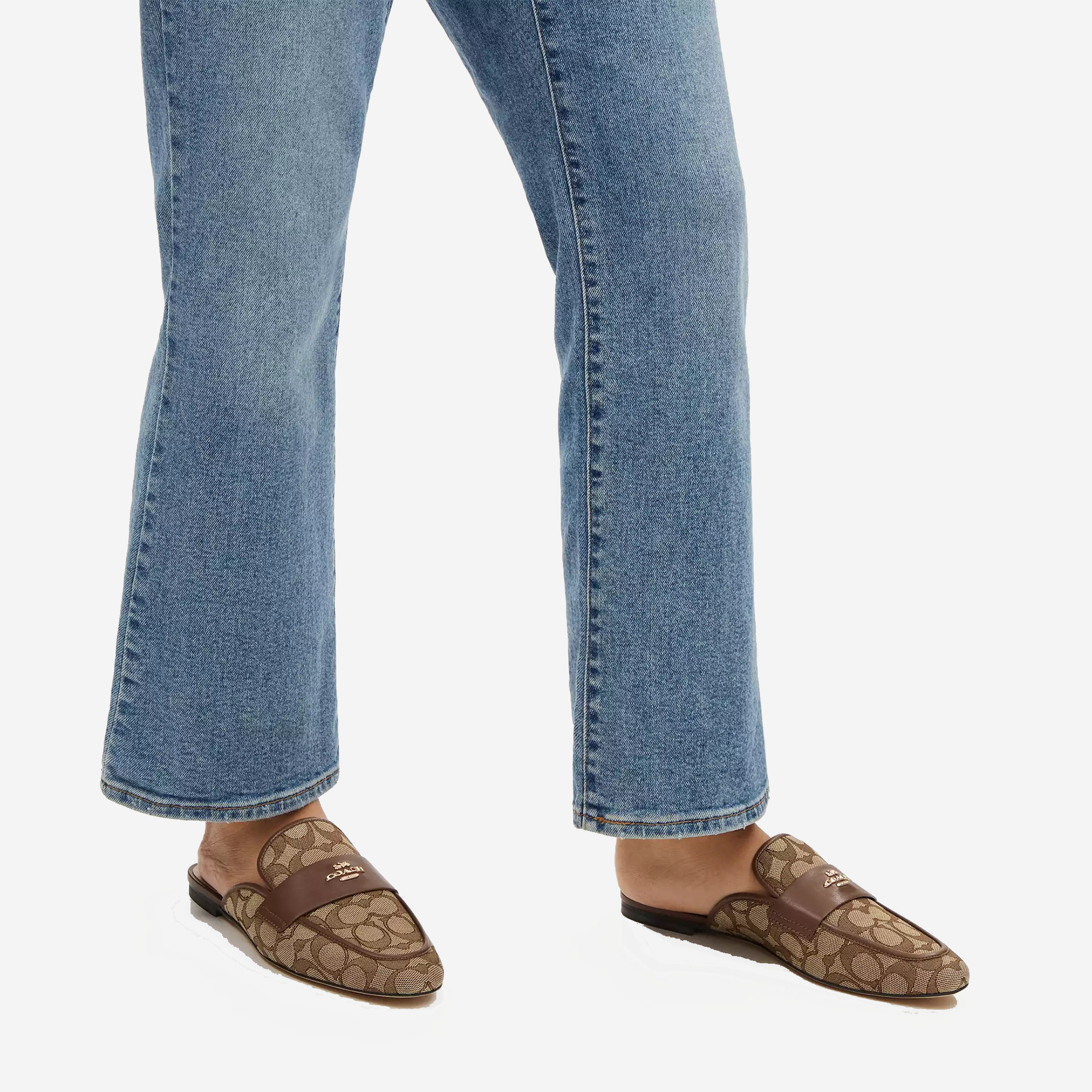  Coach Samie Slide In Signature Jacquard 