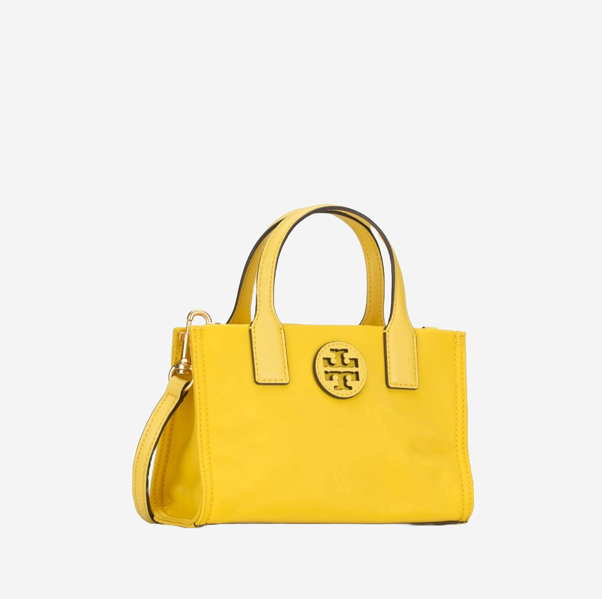 Tory Burch Ella Nylon Mini Tote Bag Limone