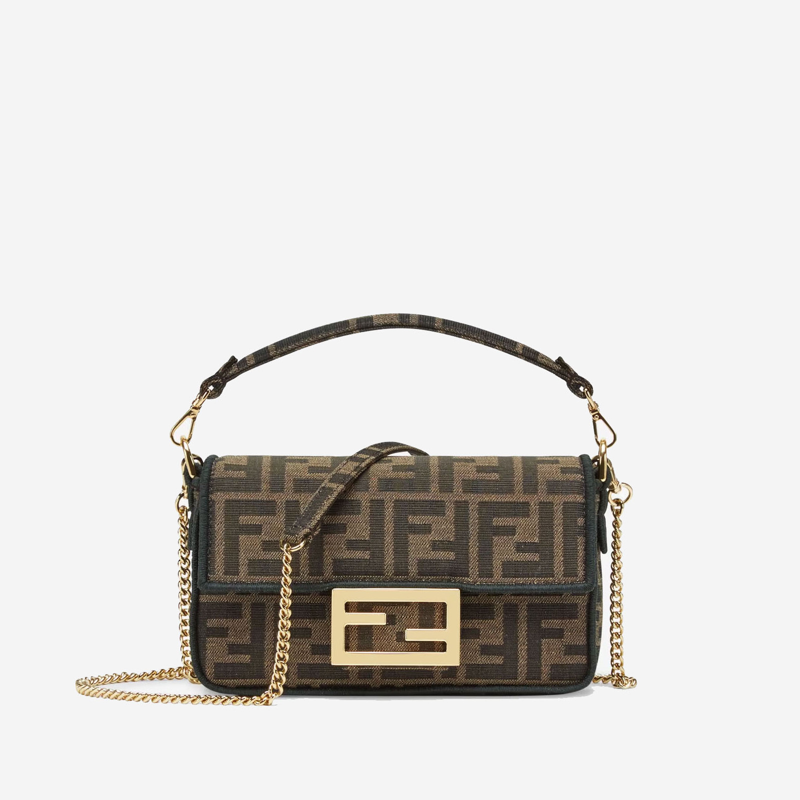  Fendi Baguette Mini Jacquard FF Fabric Bag (Pre-Order Within 14 Days) 