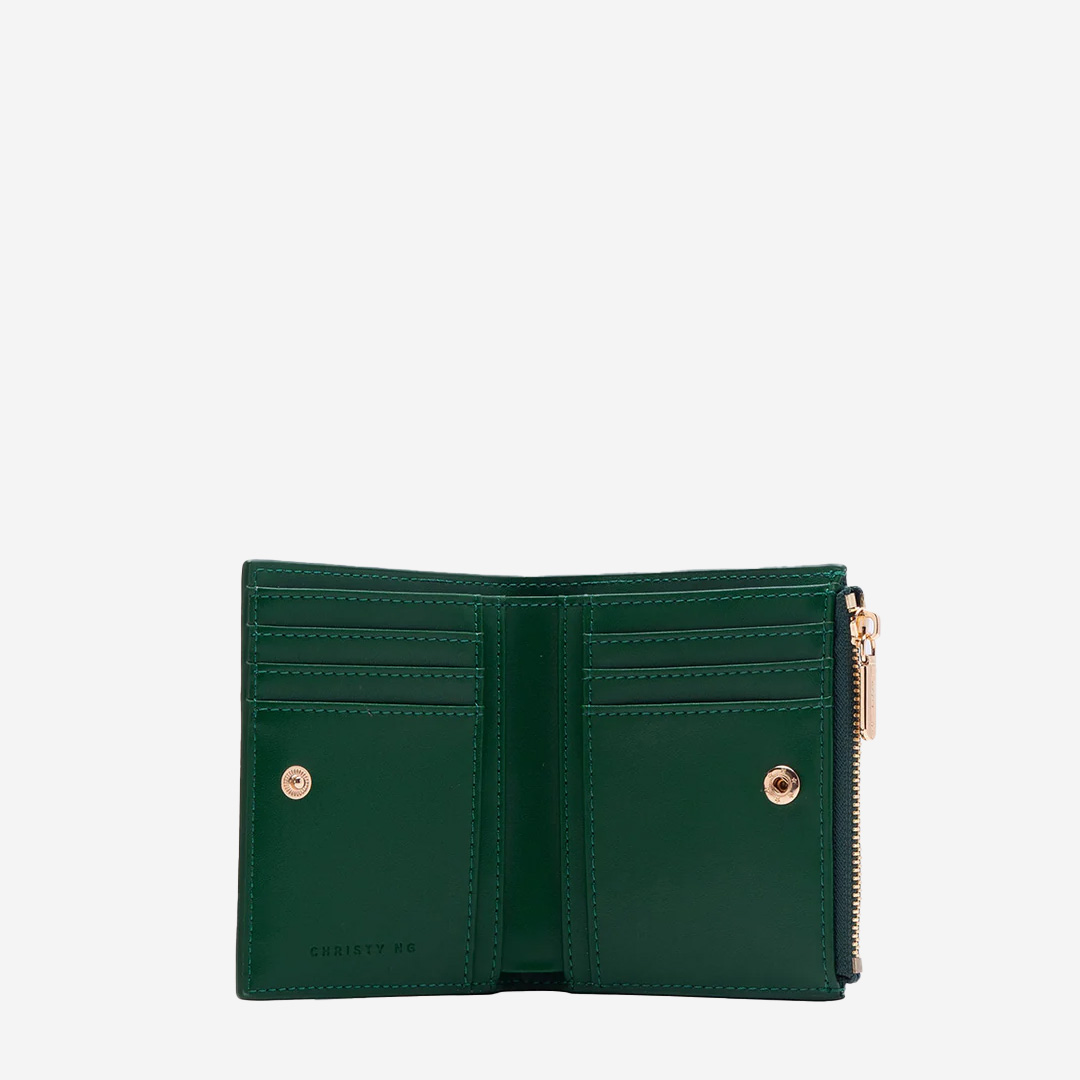  Christy Ng Erin Small Wallet (Print Edition) Green 