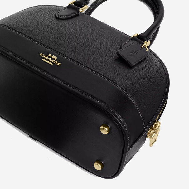  Coach Sabrina Satchel Bag Gold/Black 