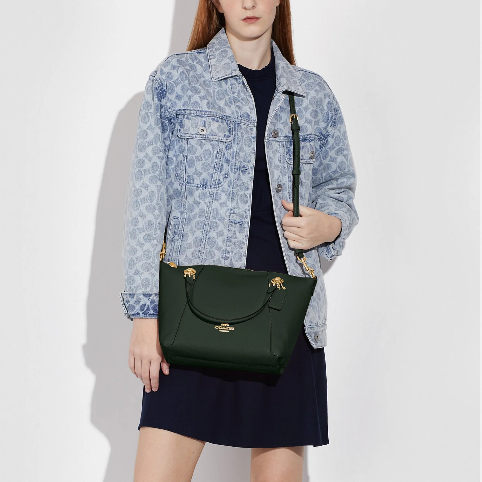 Coach Kacey Satchel Bag 