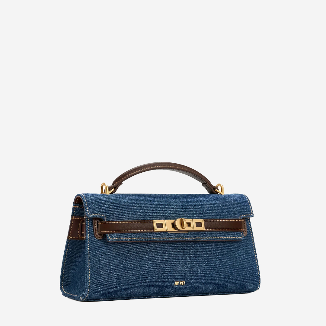  JW PEI Noor Top Handle Bag - Blue Denim (Pre-Order Within 14 Days) 