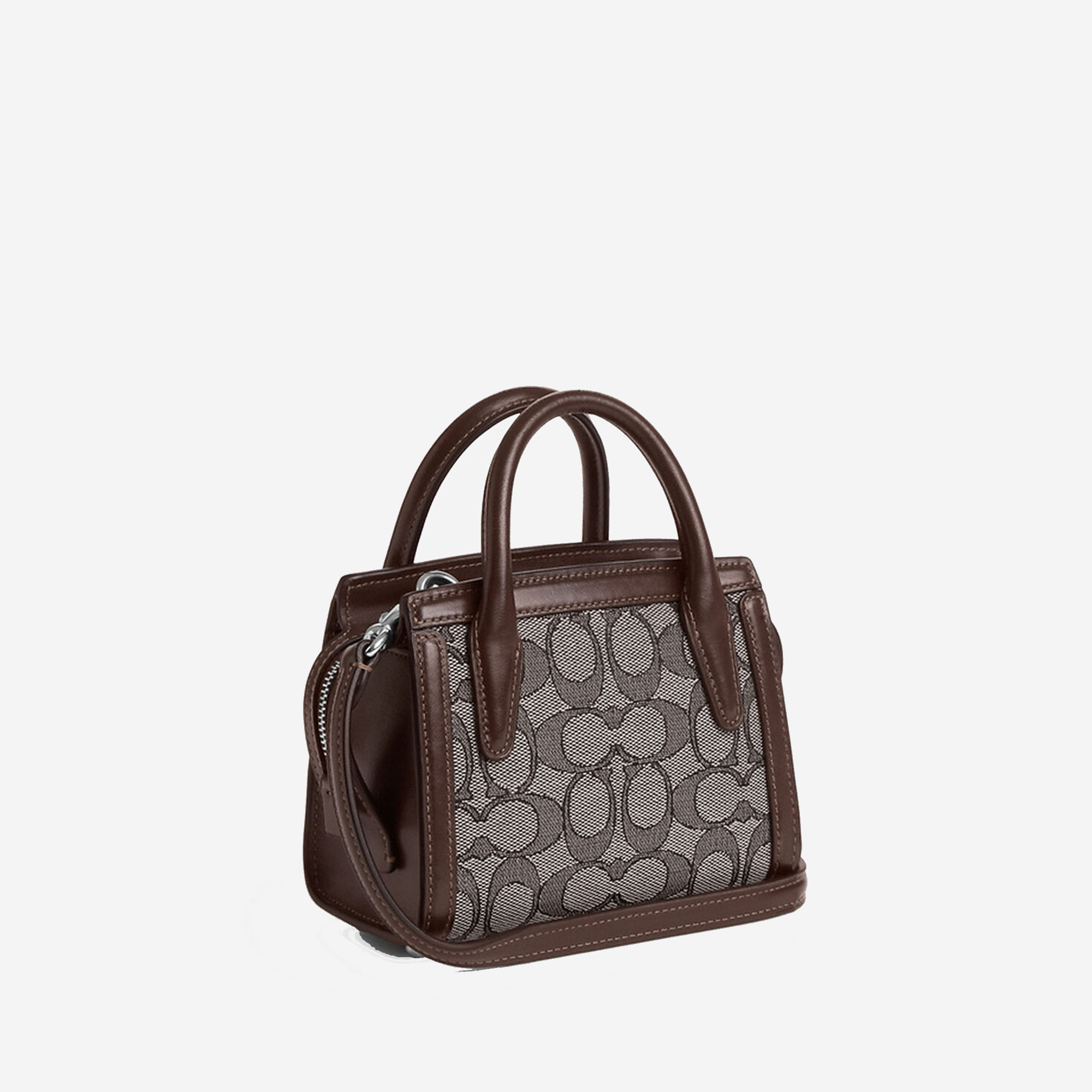  Coach Andrea Mini Carryall In Signature Jacquard leather  