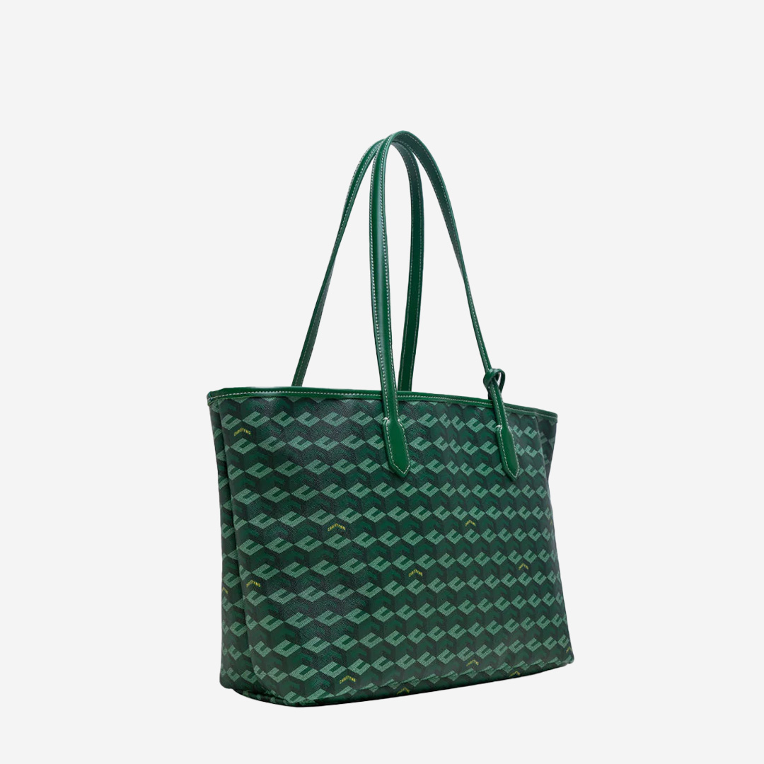  Christy Ng Russo Monogram Tote Bag Green 