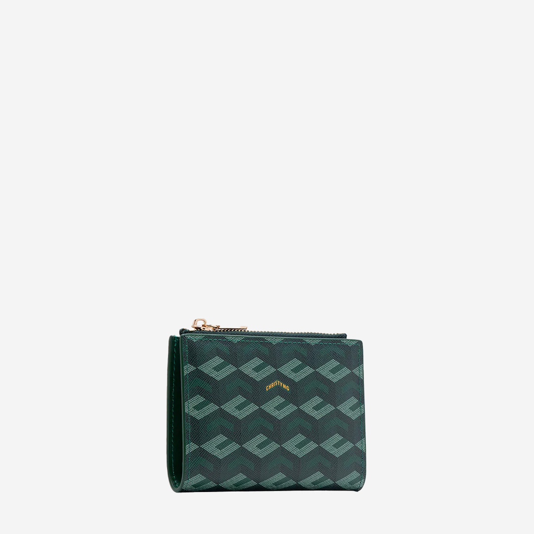  Christy Ng Erin Small Wallet (Print Edition) Green 