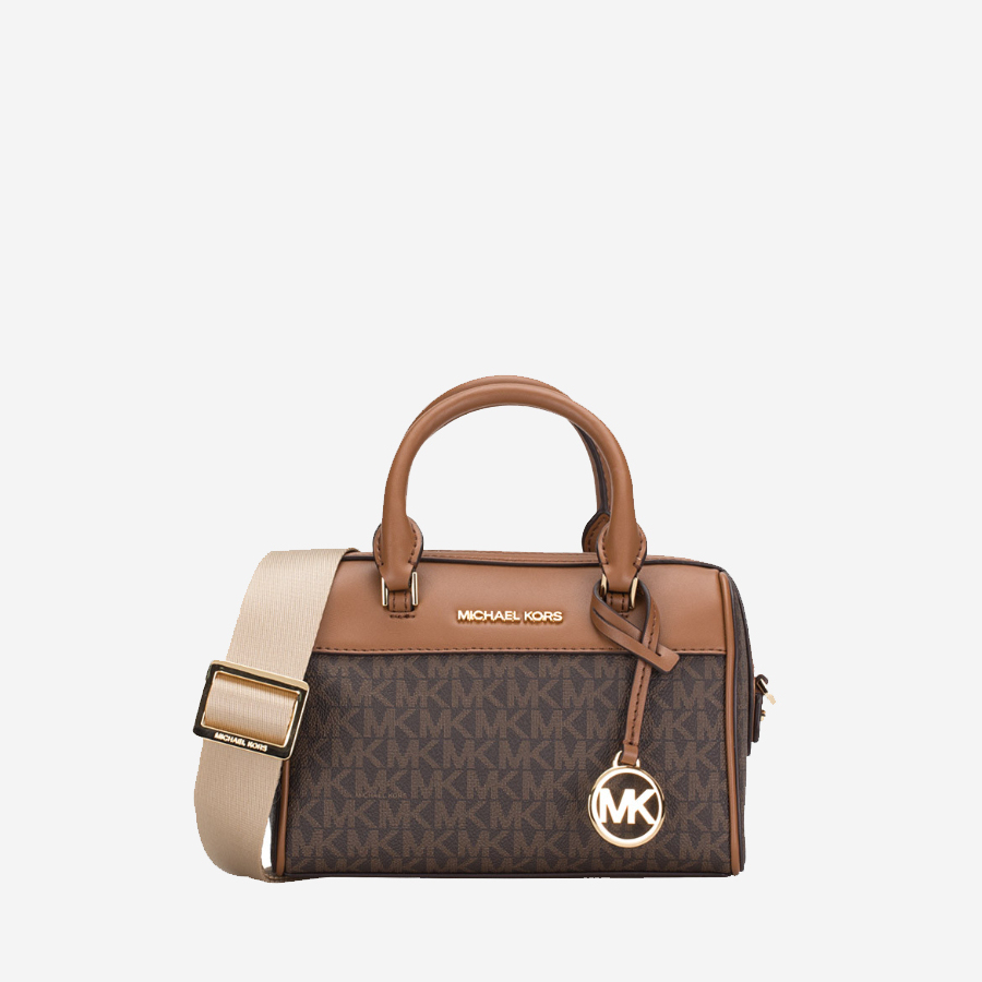  Michael Kors Travel Duffle Signature Crossbody Bag 