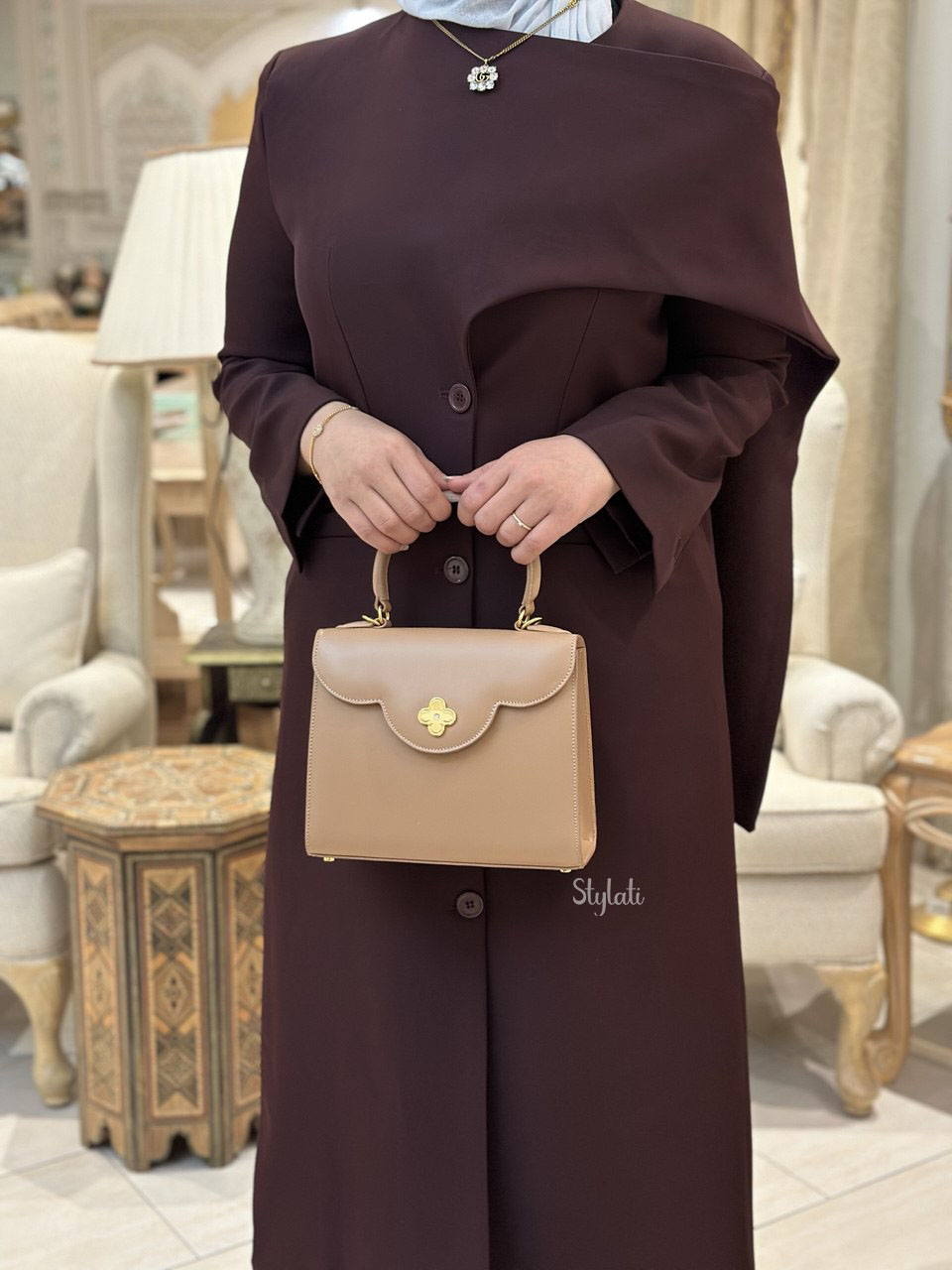  حقيبة يد فيرست ليدي دايموند من الجلد ماركة كاردينال ميلانو 