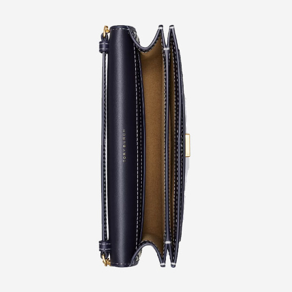  Tory Burch T Monogram Jacquard Chain Wallet 