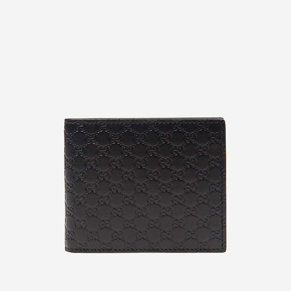  Gucci Microguccissima Pattern Leather Bifold Wallet  