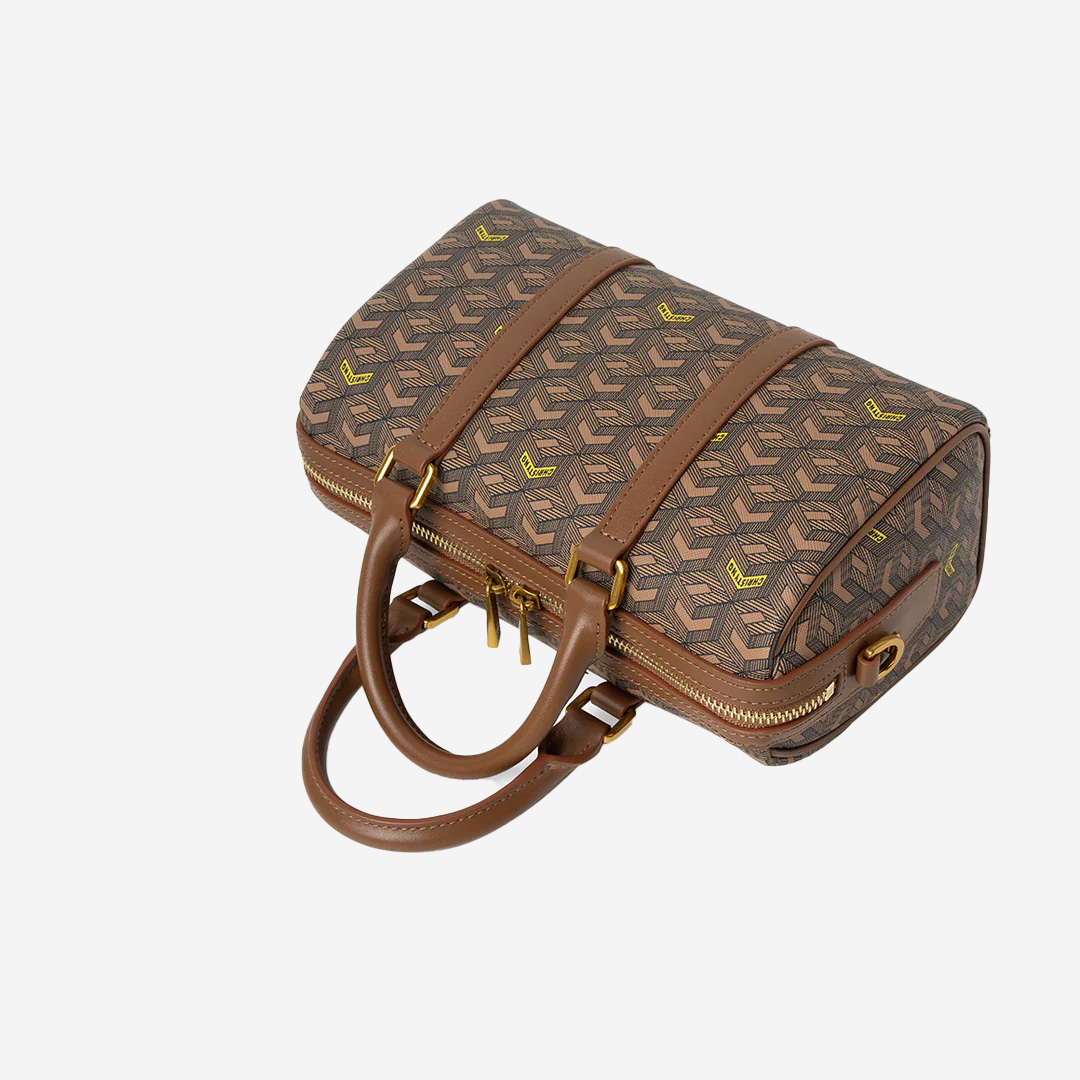  Christy Ng Enzo Mini Duffle Bag V2 Espresso Brown 