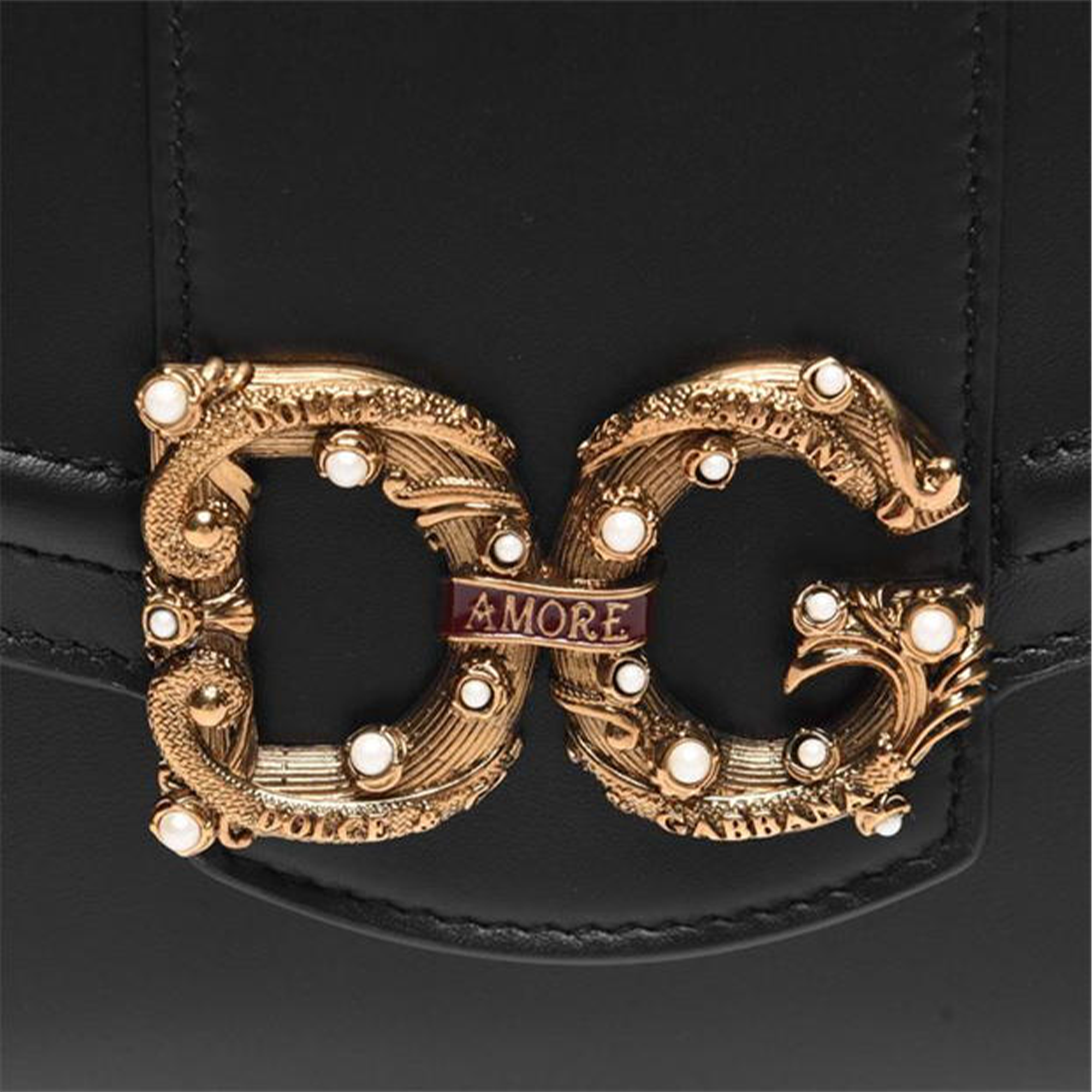  Dolce and Gabbana Studded 2WAY Crossbody Bag 