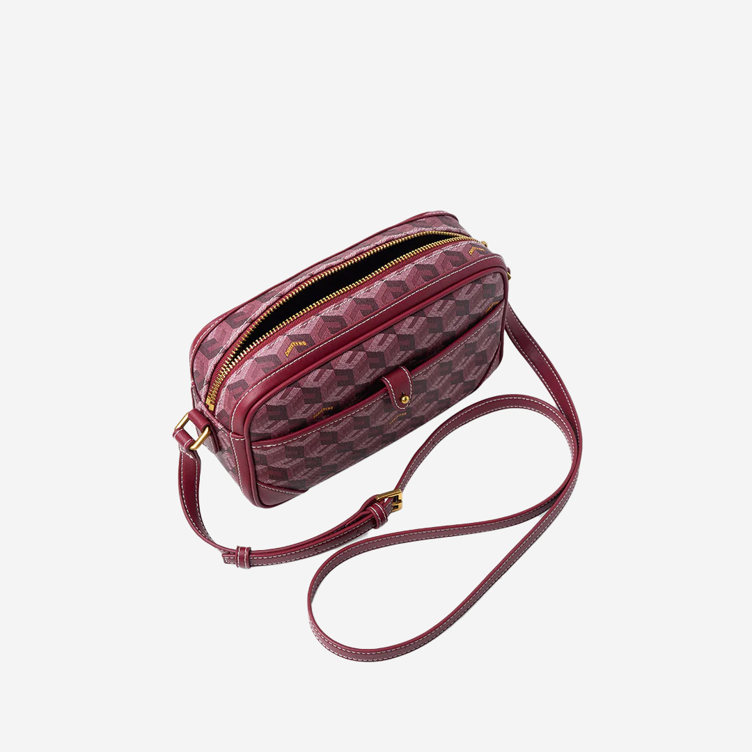  Christy Ng Pedro Shoulder Bag Burgundy 