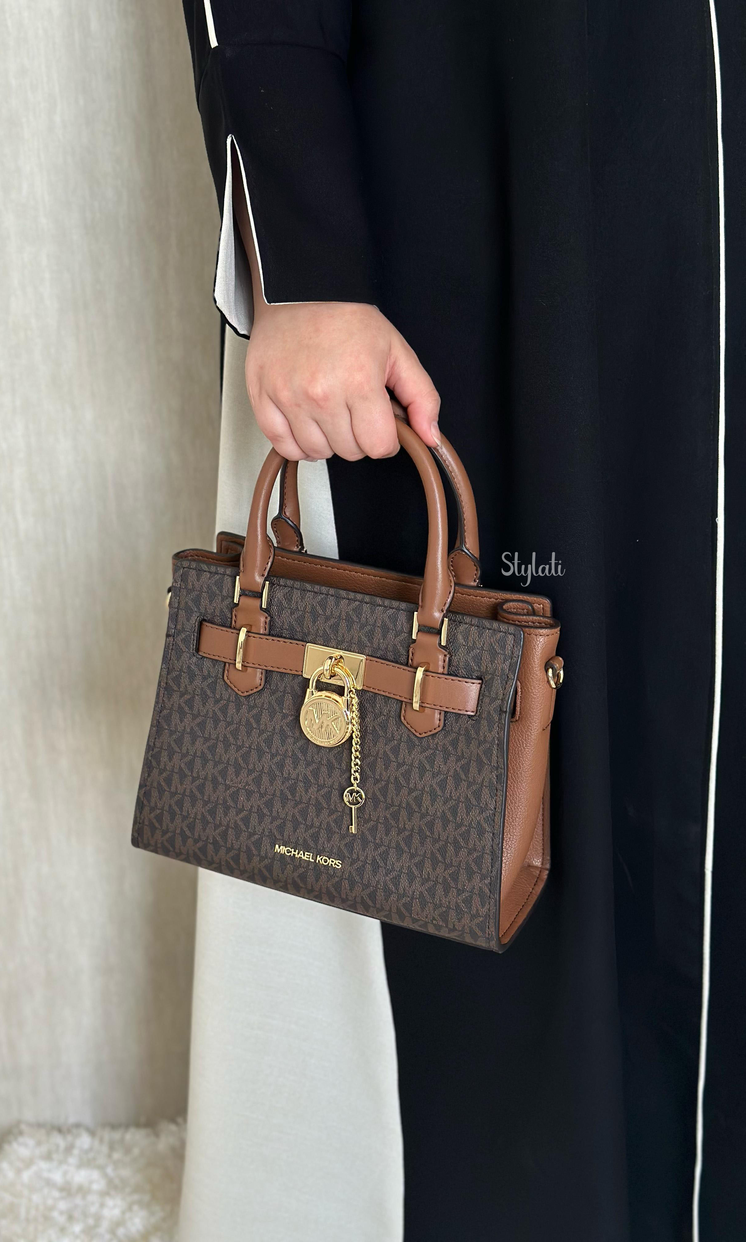  Michael Kors Hamilton Logo Satchel Bag 