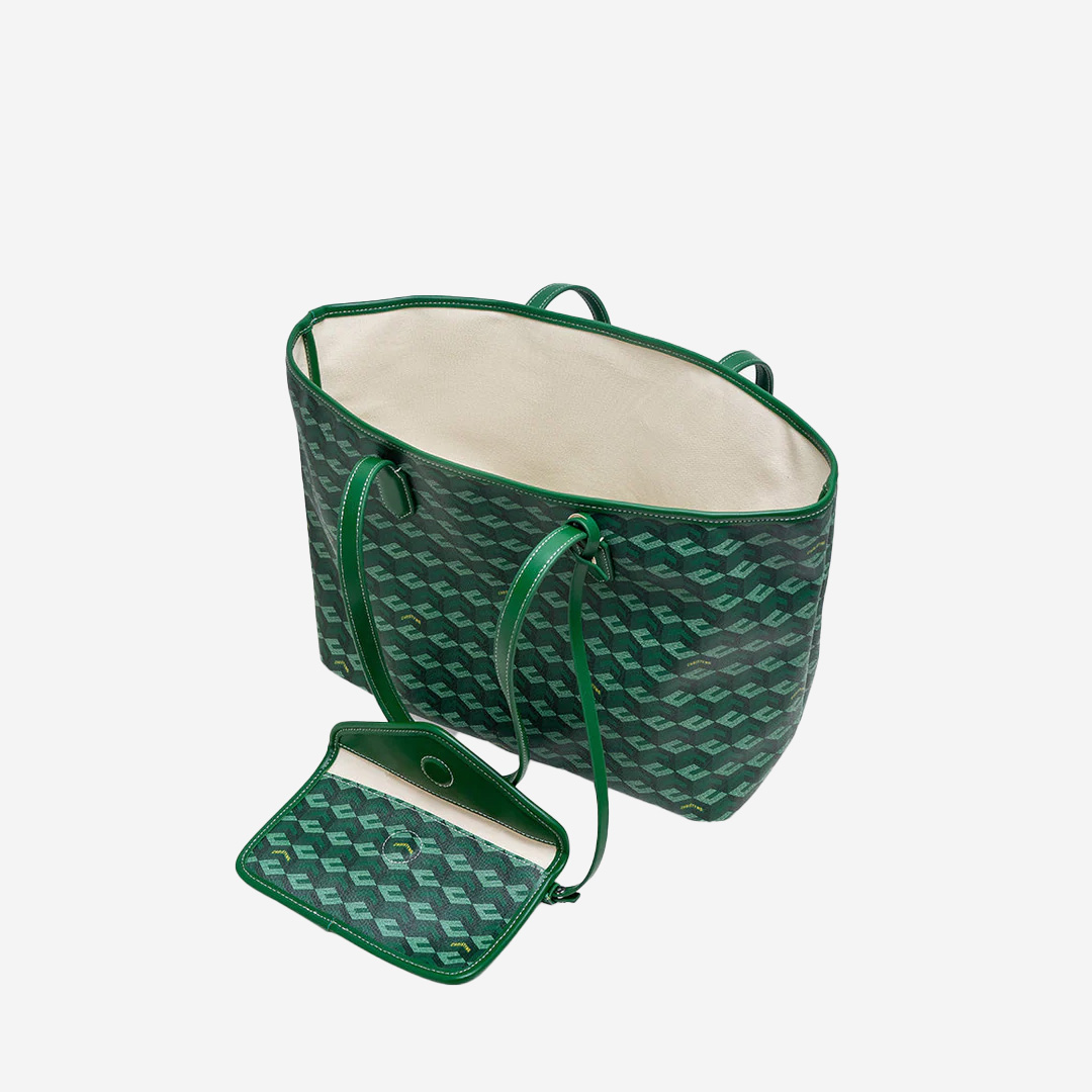  Christy Ng Russo Monogram Tote Bag Green 