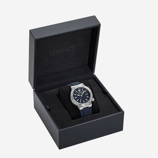  Versace Dive Automatic Dail Navy 