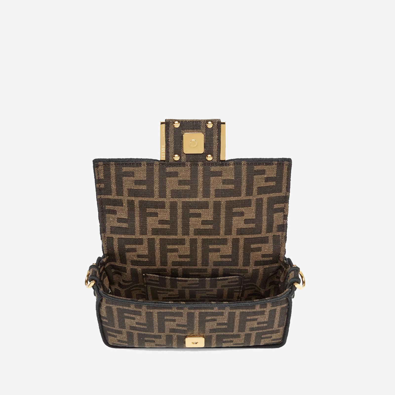  Fendi Baguette Mini Jacquard FF Fabric Bag (Pre-Order Within 14 Days) 