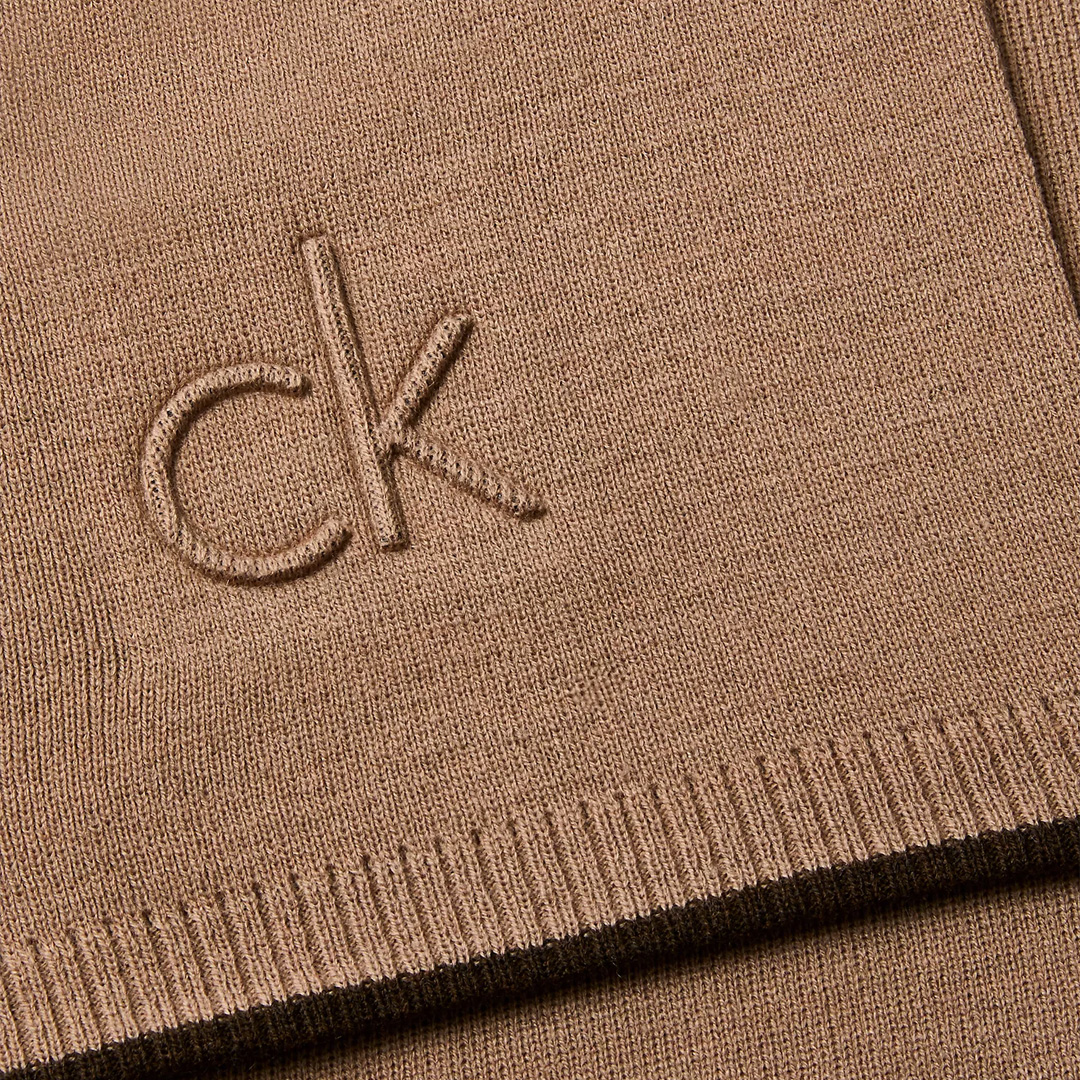  Calvin Klein Embossed Logo Scarf 