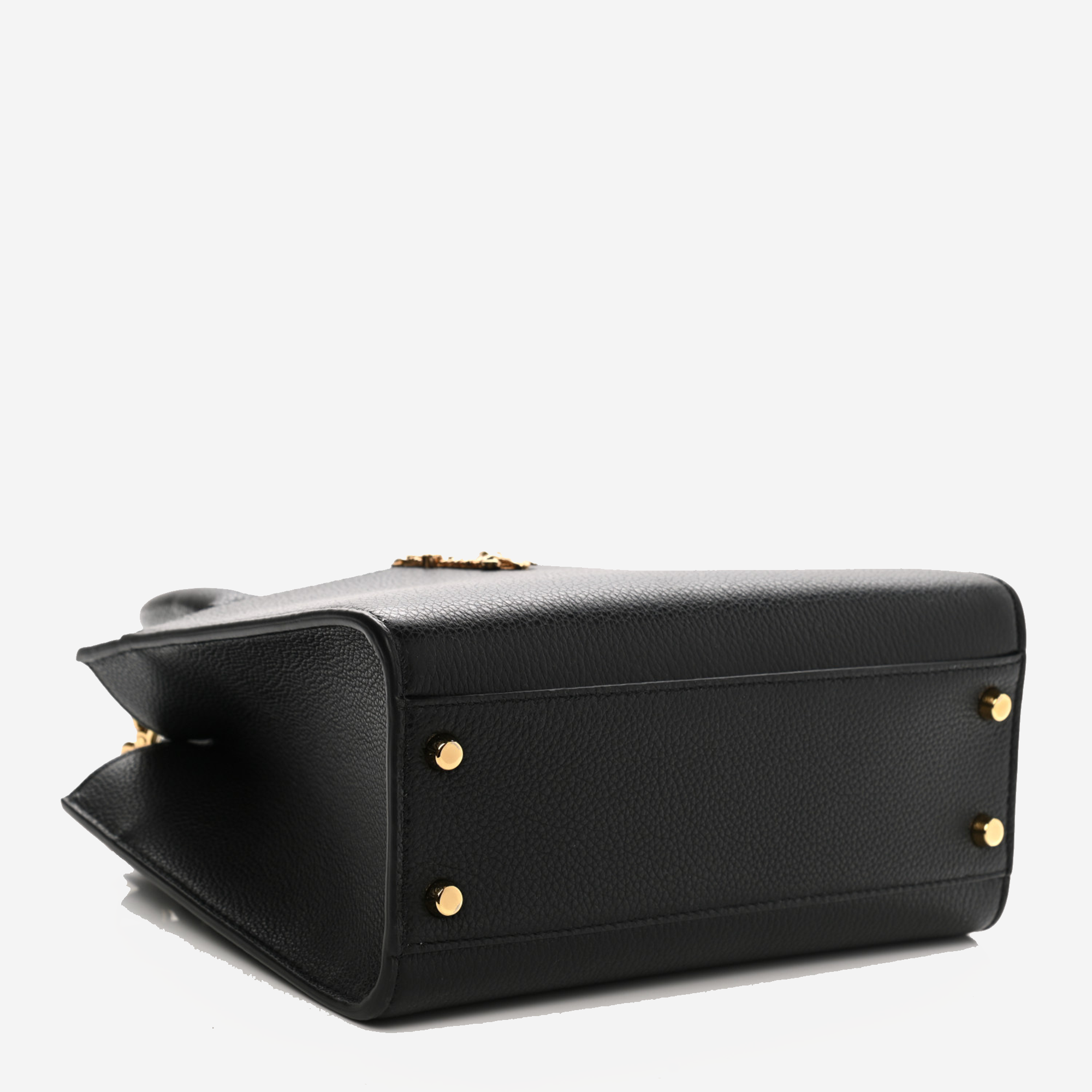  Versace small top handle grainy calf 