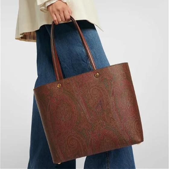 Etro Large Essential Tote Bag wp1d0006aa001m0021uni burgundy