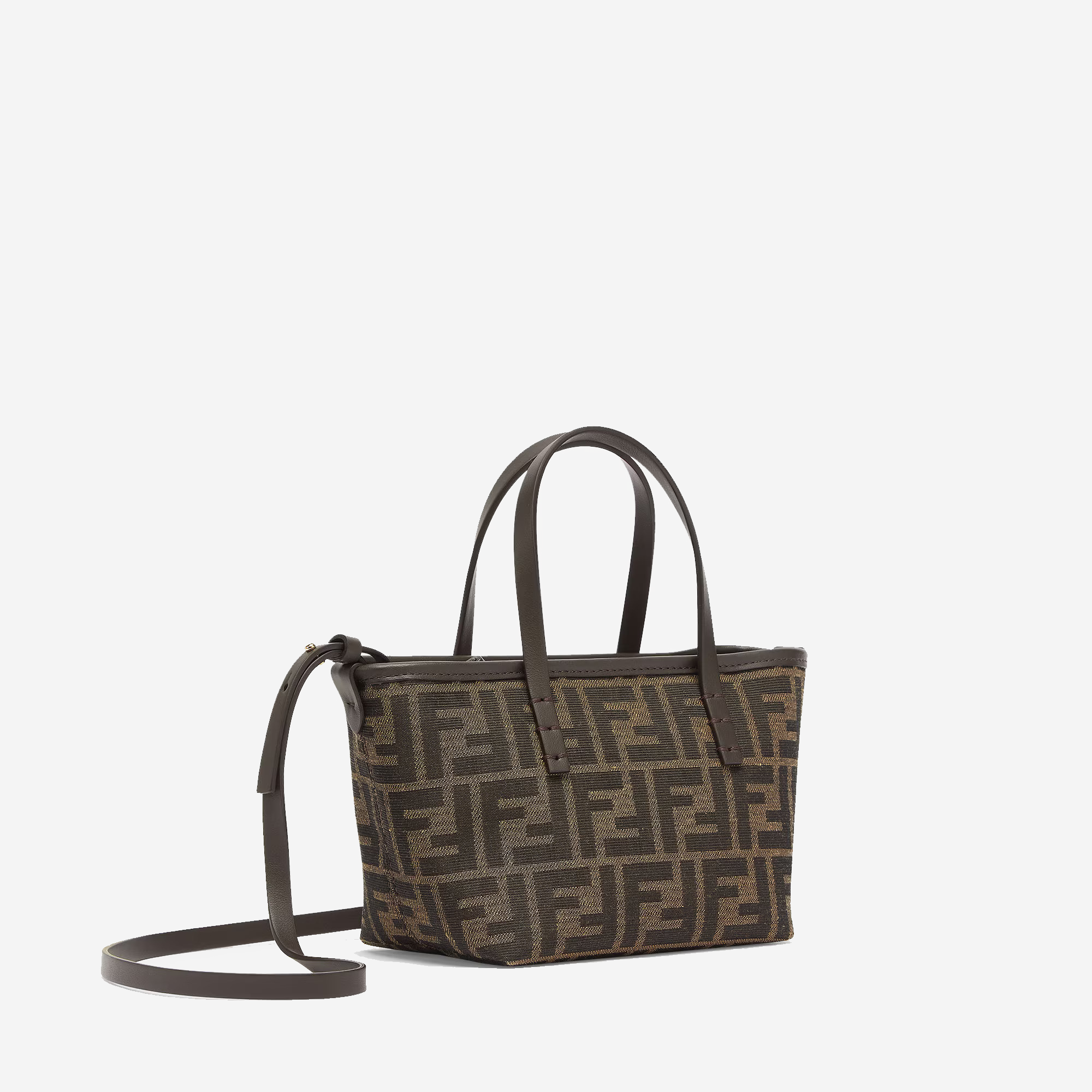  Fendi FF Jacquard Roll Mini Shopper Bag(Pre-Order Within 14 Days) 