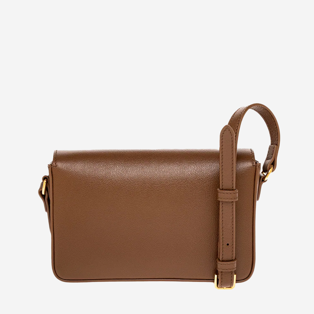  Burberry New Hampshire Check Canvas & Leather Crossbody Bag in Brown 