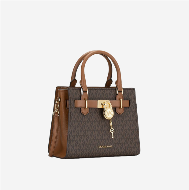 Michael Kors Hamilton Logo Satchel Bag 