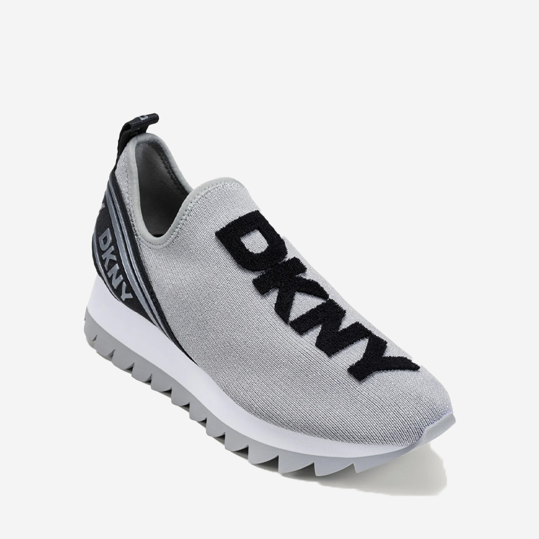  Dkny abbi logo slip-on sneaker Nickel 